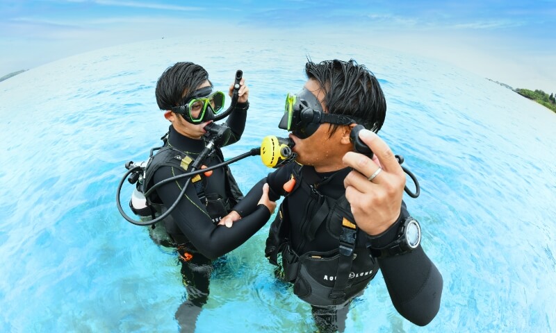 ダイビングのトラブル対応